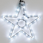 Фигура светодиодная ARD-STAR-M4-200x220-36LED White (230V, 2.5W) (Ardecoled, IP65) Lednikoff