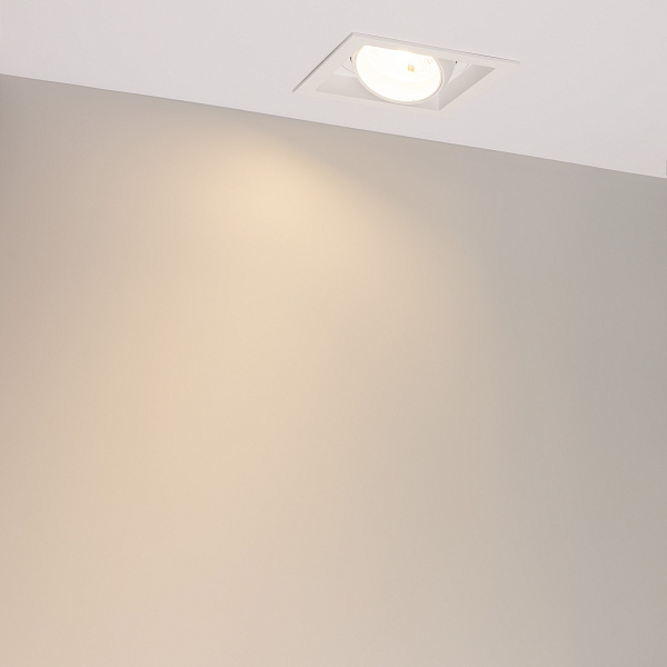 Светильник MS-VORTEX-BUILT-S140x140-30W Warm3000 (WH-WH, 50 deg, 230V) (Arlight, IP20 Металл, 5 лет) Lednikoff