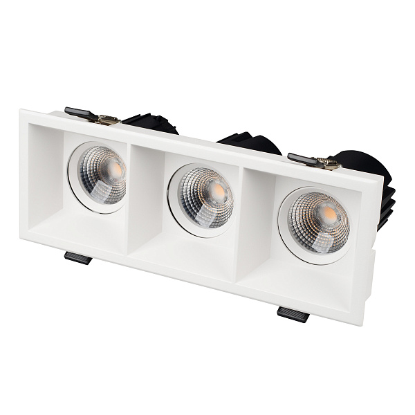 Светильник MS-FLOW-BUILT-S230x85-3x6W Day4000 (WH, 38 deg, 230V) (Arlight, IP20 Металл, 5 лет) Lednikoff