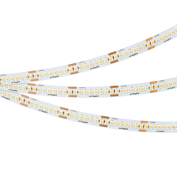 Светодиодная лента UL-A240-10mm 24V Warm2700 (19 W/m, IP20, 5m) (Arlight, 7 лет) Lednikoff
