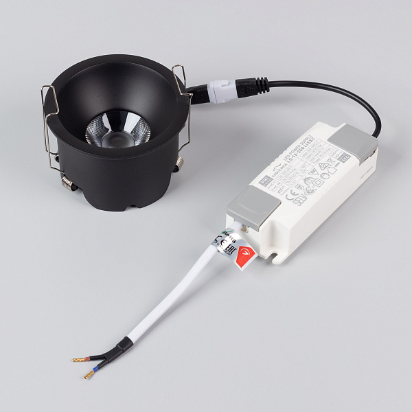 Светильник MS-HARBOR-R82-10W Warm3000 (BK, 24 deg, 230V) (Arlight, IP20 Металл, 5 лет) Lednikoff