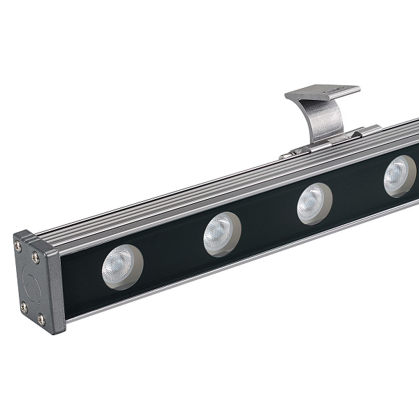 Линейный прожектор AR-LINE-1000-18W Warm3000 (GR, 15x60 deg, 230V) (Arlight, IP65 Металл, 3 года) Lednikoff