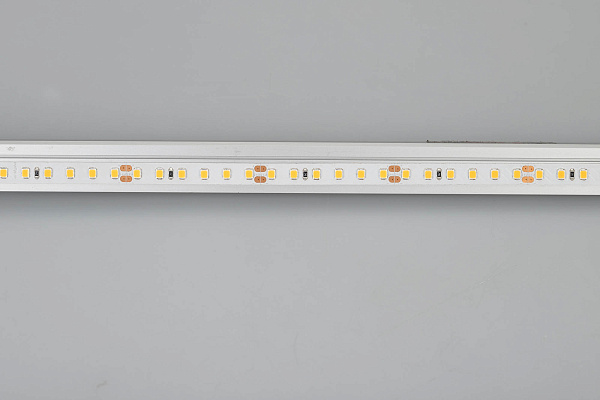 Светодиодная лента RT 2-5000 24V Warm3000 2x (2835, 600 LED, CRI98) (Arlight, 14.4 Вт/м, IP20) Lednikoff