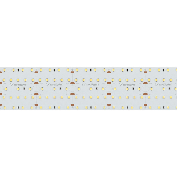 Светодиодная лента S2-2500 24V Warm 3000K 59mm (2835, 420 LED/m, LUX) (Arlight, 30 Вт/м, IP20) Lednikoff