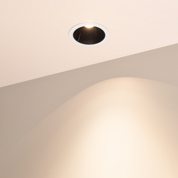 Светильник MS-ATLAS-BUILT-R72-20W Warm3000 (WH-BK, 30 deg, 230V) (Arlight, IP20 Металл, 5 лет) Lednikoff