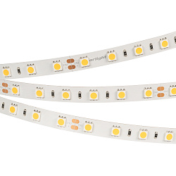 Светодиодная лента RT-B60-10mm 24V Warm3000 (14.4 W/m, IP20, 5m) (Arlight, Открытый)