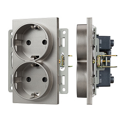 Механизм электрической розетки SCT-MEUD-PL-GR (250V, 16A) (Arlight, -)