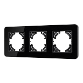 Рамка стеклянная FRM-OMALI-GS-3-BK (Arlight, -)