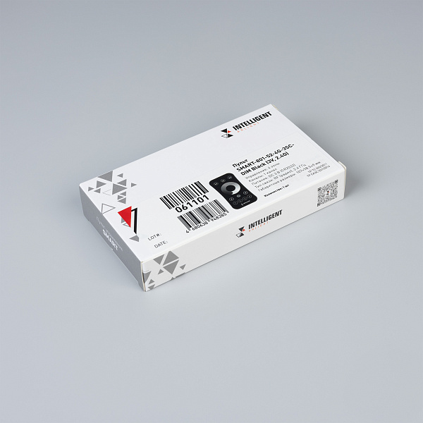 INTELLIGENT ARLIGHT Пульт SMART-801-52-4G-3SC-DIM Black (3V, 2.4G) (IARL, IP20 Пластик, 5 лет) Lednikoff