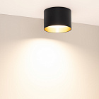 Светильник SP-BISCOTTO-R120-12W Warm3300-MIX (BK-GD, 80 deg, 230V) (Arlight, IP54 Металл, 5 лет) Lednikoff