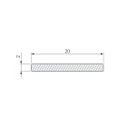 Полоса ARH-W20-3000 WHITE (Arlight, Алюминий) Lednikoff