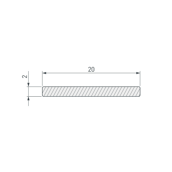 Полоса ARH-W20-3000 WHITE (Arlight, Алюминий) Lednikoff
