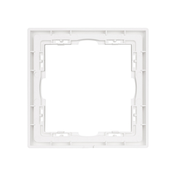 Рамка пластиковая FRM-NOBE-SFPL-1-WH (Arlight, Белый кварц) Lednikoff