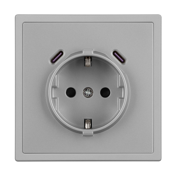 Механизм розетки с USB зарядкой SCT-NOBE-MUCC-SFPL-IS (230V, 16A) (Arlight, -) Lednikoff