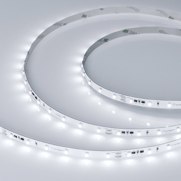 Светодиодная лента RT-10000 24V White5500 (3528, 60 LED/m, 10m) (Arlight, 4.8 Вт/м, IP20) Lednikoff