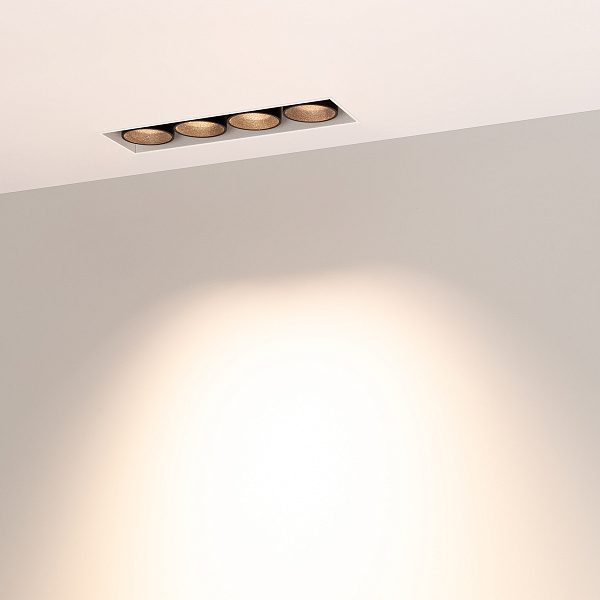 Светильник MS-ORIENT-BUILT-TRIMLESS-TC-S38x127-10W Warm3000 (WH-BK, 30 deg, 230V) (Arlight, IP20 Металл, 5 лет) Lednikoff
