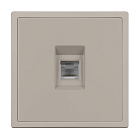 Механизм компьютерной розетки SCT-NOBE-MPC1-SFPL-CA (RJ-45, CAT6) (Arlight, Кашемир) Lednikoff