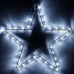 Фигура cветодиодная ARD-STAR-M1-295x275-36LED White (230V, 2.5W) (Ardecoled, IP65, 1 год)