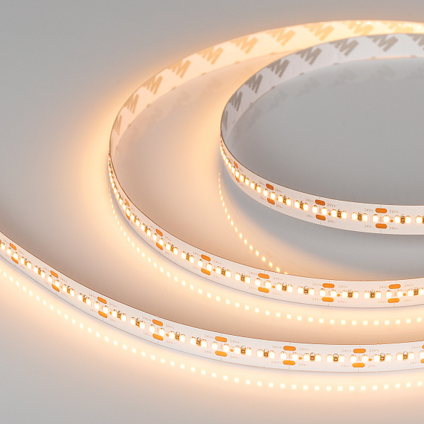 Светодиодная лента MICROLED-M300-10mm 24V Warm3000 (21.6 W/m, IP20, 2216, 5m) (Arlight, Открытый) Lednikoff