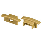 Заглушка LINE-2308-F GOLD с отверстием (Arlight, Пластик) Lednikoff