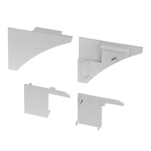 Комплект заглушек SHELF-600 (Arlight, Металл) Lednikoff