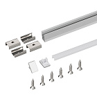 Профиль с экраном SL-MINI-8-H12-2000 ANOD+OPAL (Arlight, Алюминий) Lednikoff