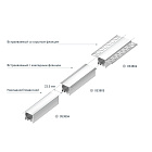 Профиль LINIA25-FANTOM-2000 ANOD (Arlight, Алюминий) Lednikoff