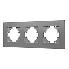 Рамка пластиковая FRM-PERIO-PL-3-GR (Arlight, -) Lednikoff