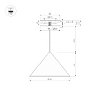Светильник SP-MAKOTO-R550-14W Warm2700 (BK, 36 deg, 230V, TRIAC) (Arlight, IP20 Металл, 3 года) Lednikoff