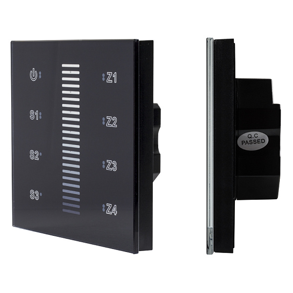 INTELLIGENT ARLIGHT Сенсорная панель DALI-901-11-ADDR-3SC-DIM-DT6-IN Black (BUS) (IARL, IP20 Пластик, 3 года) Lednikoff