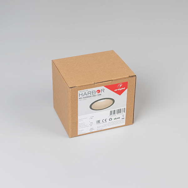 Светильник MS-HARBOR-R82-10W Warm3000 (BK, 36 deg, 230V) (Arlight, IP20 Металл, 5 лет) Lednikoff