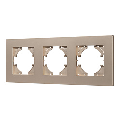 Рамка пластиковая FRM-PERIO-PL-3-GD (Arlight, -)