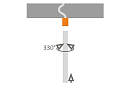 Держатель торцевой PEN EH1-1 (Arlight, Металл) Lednikoff