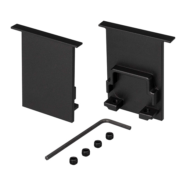 Заглушка SL-COMFORT-3551-F BLACK глухая (Arlight, Металл) Lednikoff