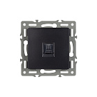 Механизм компьютерной розетки SCT-MPC1-PL-BK (RJ-45, CAT6) (Arlight, -) Lednikoff