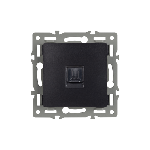 Механизм компьютерной розетки SCT-MPC1-PL-BK (RJ-45, CAT6) (Arlight, -) Lednikoff