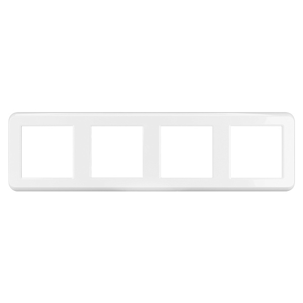 Рамка пластиковая FRM-VERSA-PL-4-WH (Arlight, -) Lednikoff