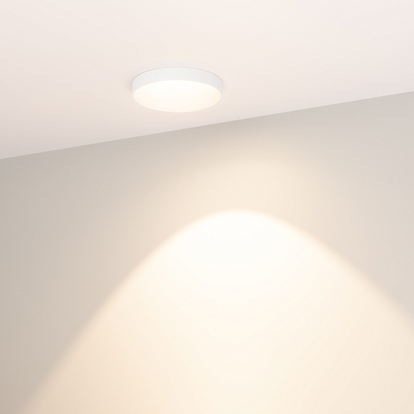 Светильник MS-VOLCANO-BUILT-R82-10W Warm3000 (WH, 38 deg, 230V) (Arlight, IP20 Металл, 5 лет) Lednikoff