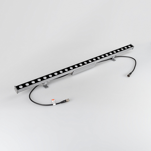 Линейный прожектор AR-LINE-1000-24W Warm2700 (GR, 15 deg, 230V) (Arlight, IP65 Металл, 3 года) Lednikoff