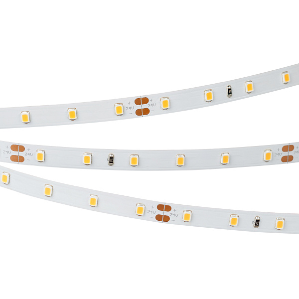 Светодиодная лента RT 2-5000 24V SUN Warm3000 (2835, 60 LED/m, LUX) (Arlight, 7.2 Вт/м, IP20) Lednikoff