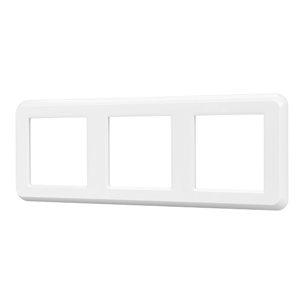Рамка пластиковая FRM-VERSA-PL-3-WH (Arlight, -) Lednikoff