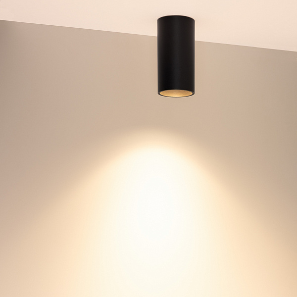 Светильник SP-SALT-R75-15W Warm3000 (BK, 40 deg, 230V) (Arlight, IP54 Металл, 5 лет) Lednikoff