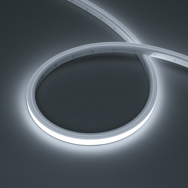 Светодиодная лента герметичная NOVA-TOP-PU-A120-16x15mm 24V White7200 (10 W/m, IP68, 5m, wire x2) (Arlight, Полиуретан)