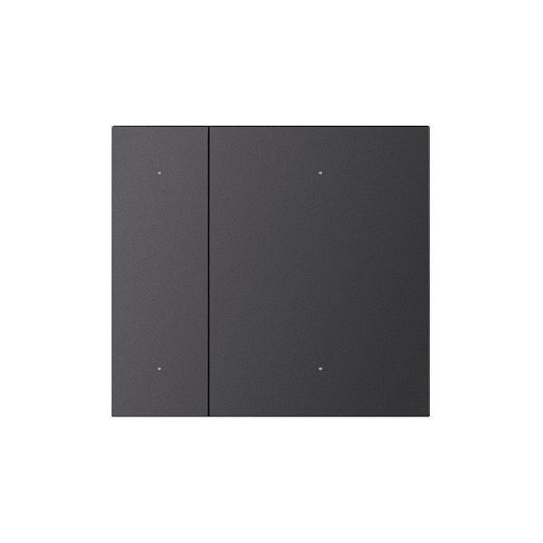 INTELLIGENT ARLIGHT Накладка панели KNX-23-2G-SUF Dark Grey (Backlight) (IARL, IP20 Металл, 2 года) Lednikoff