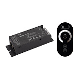 Диммер ARL-3022-OVAL-DIM Black (12-24V, 1x25A, ПДУ, RF) (Arlight, IP20 Металл, 2 года)