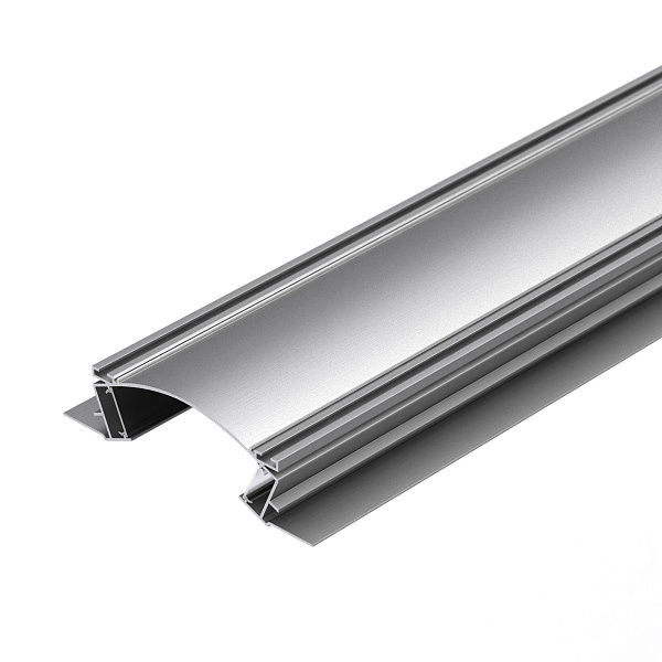 Профиль с экраном ALM-ARC-DOUBLE-2000 ANOD+FROST (Arlight, Алюминий) Lednikoff