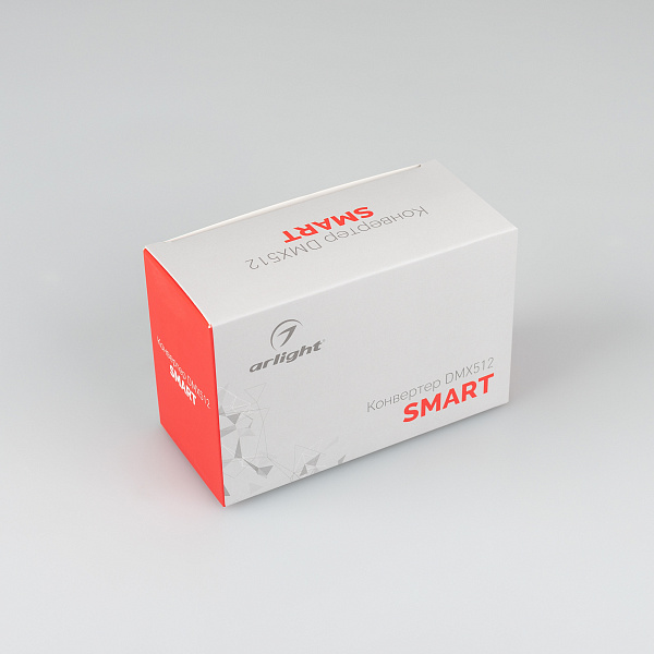 Конвертер SMART-K29-DMX512 (230V, 1x2A, TRIAC, DIN) (Arlight, IP20 Пластик, 5 лет) Lednikoff