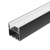 Профиль SL-LINE-5050-2000 BLACK с рефлектором (Arlight, Алюминий)