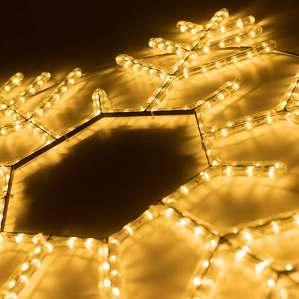 Фигура светодиодная ARD-SNOWFLAKE-M10-1000x900-504LED Warm (230V, 31W) (Ardecoled, IP65) Lednikoff
