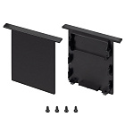 Заглушка SL-LINIA52-3L-F-MIDDLE BLACK глухая (Arlight, Пластик) Lednikoff